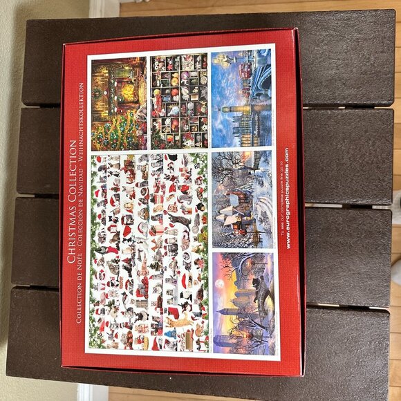 EUROGRAPHICS 1000 piece "Holiday Dogs" Puzzle - Picture 8 of 8